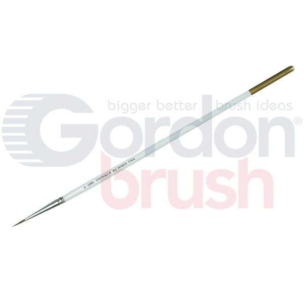 Size 8/0 Twinkle Pure Red Sable Fine Detail Round Brushes
